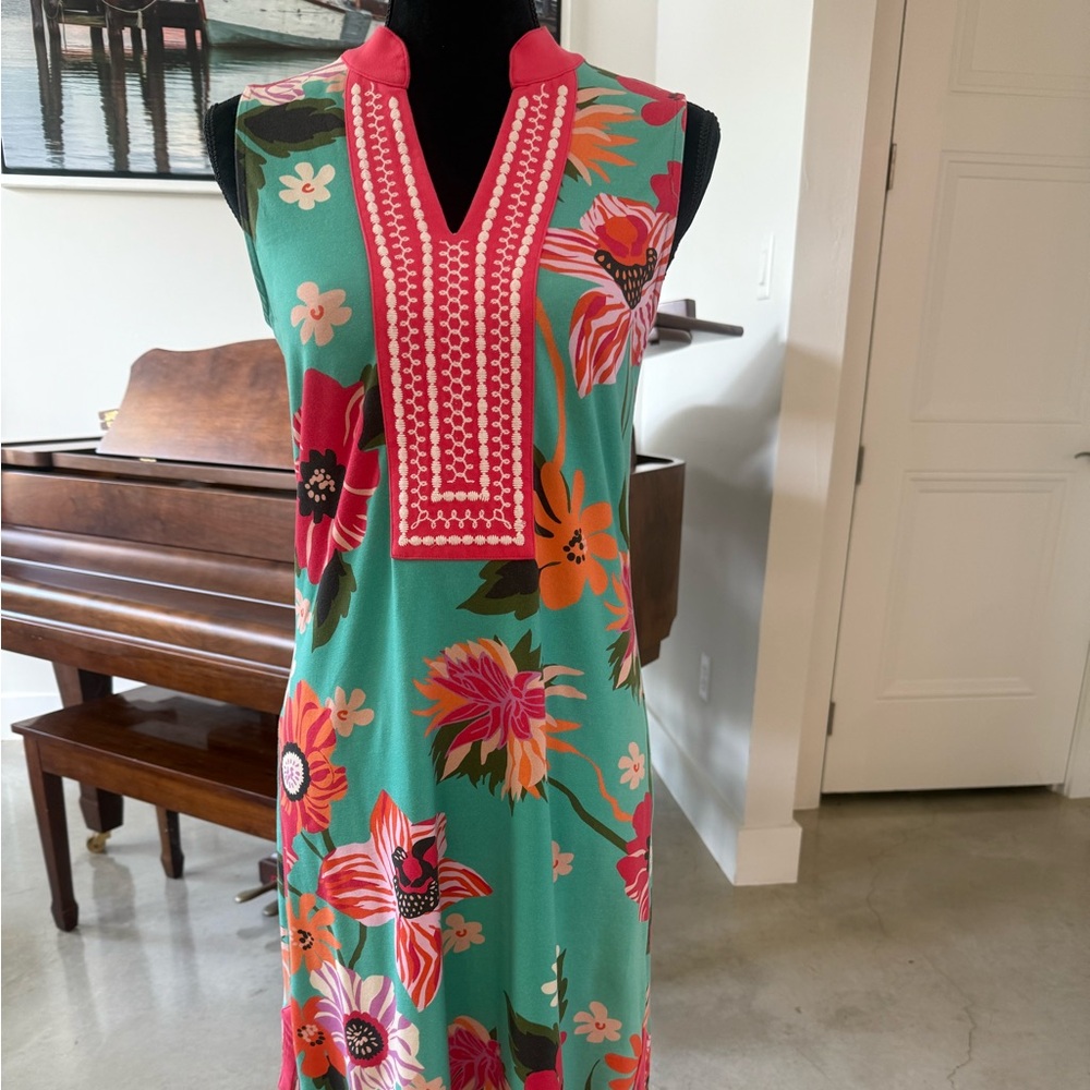 Spartina 449 Red and Gold Detail Top